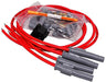 MSD Red, 4 Cylinder Car & M/Cycle Universal Kit 8.5mm Super Conductor Spark Plug Lead Set MSD31449 Autofit