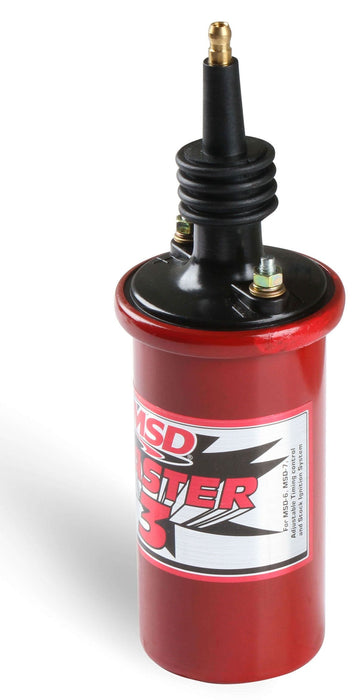 MSD Red, 45,000 volts Blaster 3 Coil MSD8223 Autofit