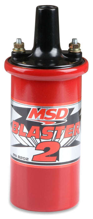 MSD Red, 45,000 volts, for electronic ignition Blaster 2 Coil MSD8202 Autofit