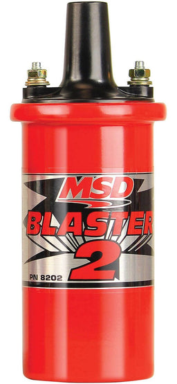 MSD Red, 45,000 volts, for electronic ignition Blaster 2 Coil MSD8202 Autofit