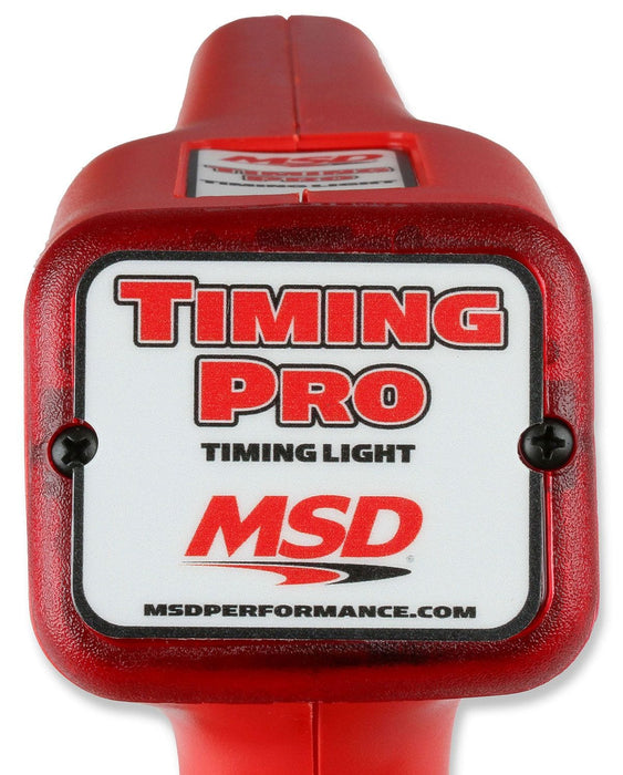 MSD Red, Inductive Pickup, 12 volt Pro Timing Light MSD8992 Autofit