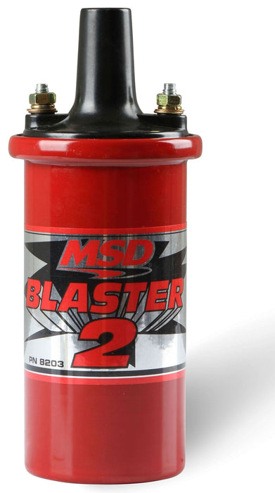 MSD Red, w/Ballast Hardware Blaster 2 Coil MSD8203 Autofit