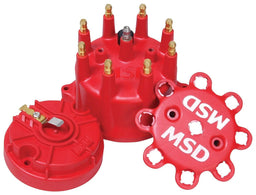 MSD Replacement Cap, Rotor & Retainer for Small Diameter MSD Distributors Distributor Cap and Rotor Kit MSD84315 Autofit