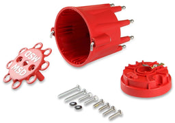 MSD Replacement Cap, Rotor & Retainer, suit MSD Billet Distributors w/GM Distributor Cap and Rotor Kit MSD84335 Autofit