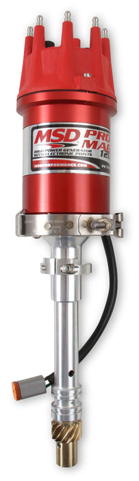 MSD SB/BB Chevy, 12 Amp Magneto, Lightweight, Bronze Gear Pro Mag 12LT Magneto MSD7908 Autofit