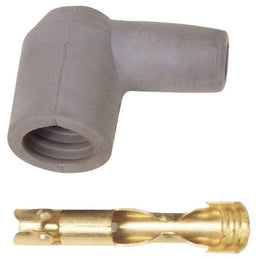 MSD Silicone, Grey 90° Coil Boot & Socket Terminal Replacement Boot and Terminal MSD3331 Autofit