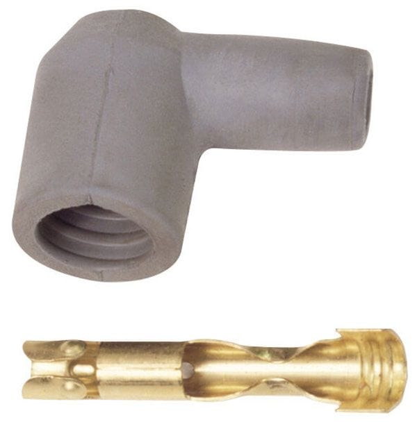 MSD Silicone, Grey 90° Coil Boot & Socket Terminal Replacement Boot and Terminal MSD3331 Autofit
