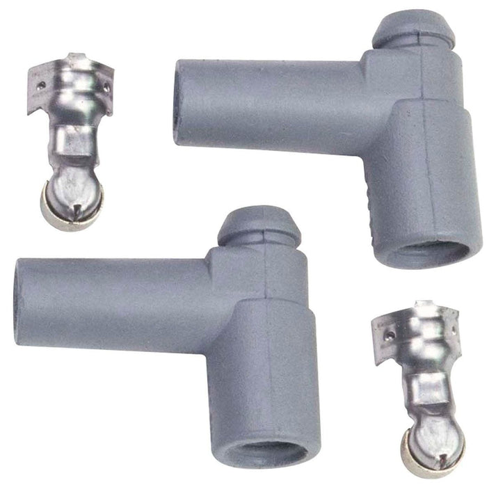 MSD Silicone, Grey 90° HEI Distributor Boots with Terminals, 2 per Card Replacement Boots and Terminals MSD3320 Autofit