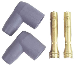 MSD Silicone, Grey 90° Socket Distributor Boots with Terminals, 2 per Card Replacement Boots and Terminals MSD3321 Autofit