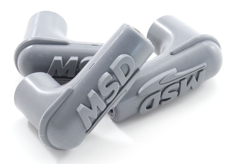 MSD Silicone, Grey 90° Spark Plug Boots, Pack of 100 Replacement Boots MSD34515 Autofit