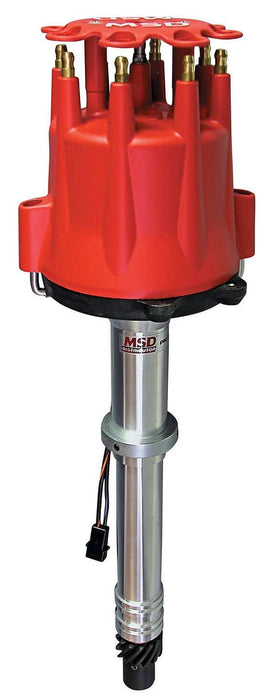 MSD Small/Big Block Chevy, Extra Tall, Adjustable Slip Collar, Magnetic T Pro-Billet Distributor MSD8547 Autofit