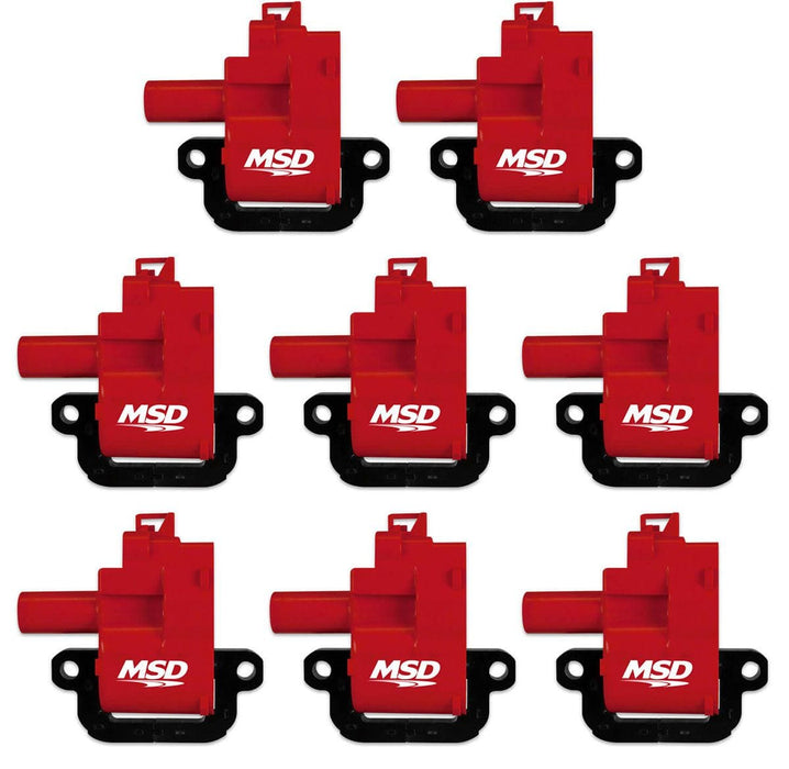 MSD Suit 1998-06 LS1/LS6 Blaster GM LS Series Coils - Red MSD82628 Autofit