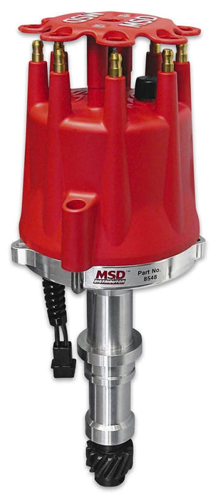 MSD Suit Buick 215-350, High Output Magnetic Trigger, Mechanical Advance Pro Billet Distributor MSD8548 Autofit