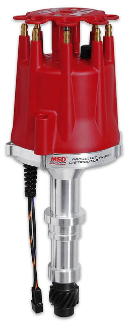 MSD Suit Buick 400-455, Hight Output Magnetic Trigger, Mechanical Advance Pro Billet Distributor MSD8517 Autofit