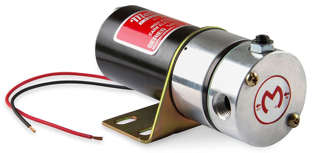 MSD Suit Carburettor Petrol Engines Only With Non-Bypass Mallory 140 GPH Competition Electric Fuel Pump MSD29209 Autofit