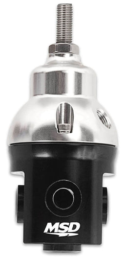 MSD Suit EFI Adjustable 15-90 PSI With Boost Reference, -6AN Inlet/Outlet Fuel Pressure Regulator MSD2938 Autofit