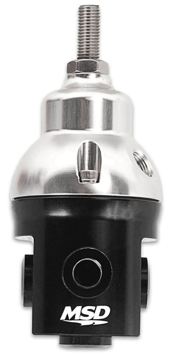 MSD Suit EFI Adjustable 15-90 PSI With Boost Reference, -6AN Inlet/Outlet Fuel Pressure Regulator MSD2938 Autofit