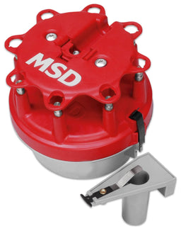 MSD Suit Ford V8 Duraspark, Red, with Spacer Distributor and Rotor Kit MSD8414 Autofit