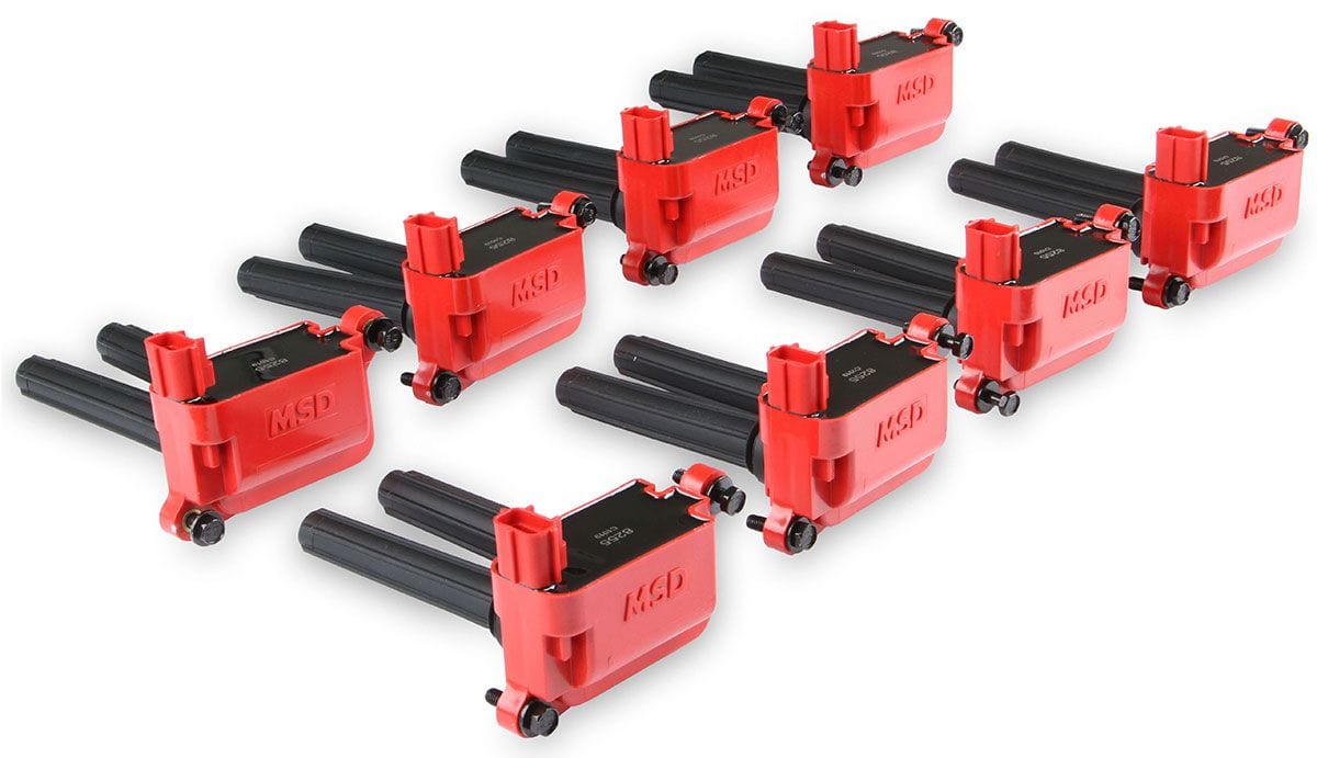 MSD Suit Late Hemi 2006-On, Set of 8 Blaster Hemi Coil-on-Plug MSD82558 Autofit