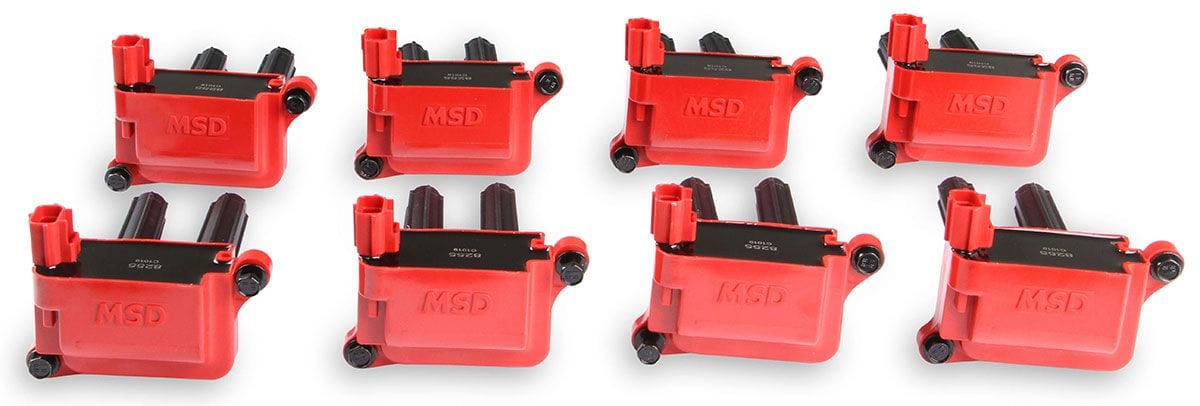 MSD Suit Late Hemi 2006-On, Set of 8 Blaster Hemi Coil-on-Plug MSD82558 Autofit