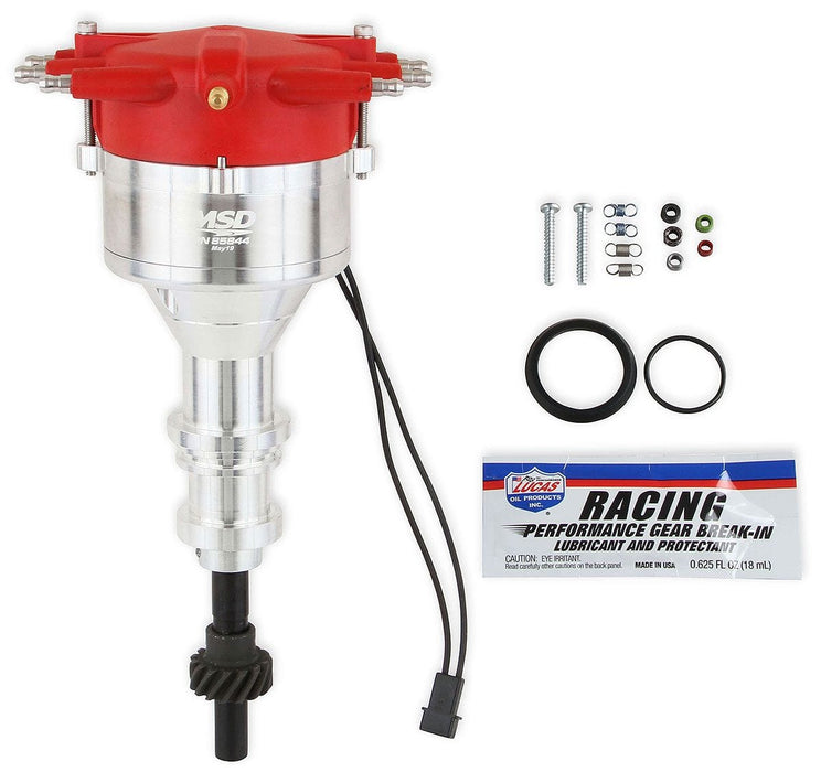 MSD Suit SB Ford 351 Windsor Pro-Billet Crab Cap Distributor MSD85844 Autofit
