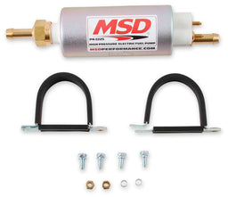 MSD Universal, Inline, External, 43 gph at 40 psi, 3/8" inlet, 5/16" barb High Pressure Electric Fuel Pump MSD2225 Autofit