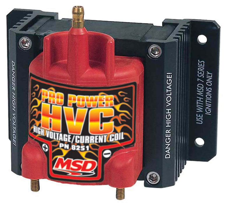 MSD Use w/MSD 7 Series, 45,000 volts Pro Power HVC Coil MSD8251 Autofit