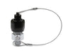 Nitrous Oxide Systems -8AN 2nd & 3rd Gen Hi-Flo & Super Hi-Flo Racer Safety Blow-Off Valve Adpater - Black NOS16169B Autofit