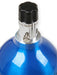 NOS 10.25" x 4.375" dia. With Mini Hi-Flo Valve Nitrous Bottle 2-lb. (Electric Blue) NOS14710 Autofit