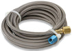 NOS 14ft. Length. With Blue Ends -4AN Stainless Steel Bradided Hose NOS15295 Autofit