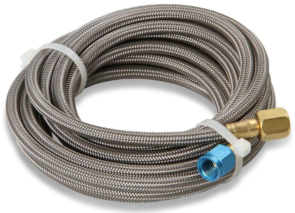 NOS 14ft. Length. With Blue Ends -4AN Stainless Steel Bradided Hose NOS15295 Autofit