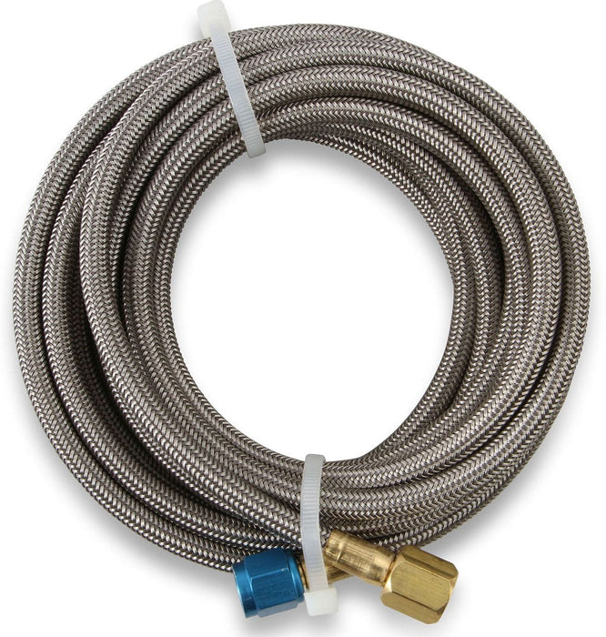 NOS 14ft. Length. With Blue Ends -4AN Stainless Steel Bradided Hose NOS15295 Autofit