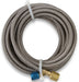 NOS 14ft. Length. With Blue Ends -4AN Stainless Steel Bradided Hose NOS15295 Autofit
