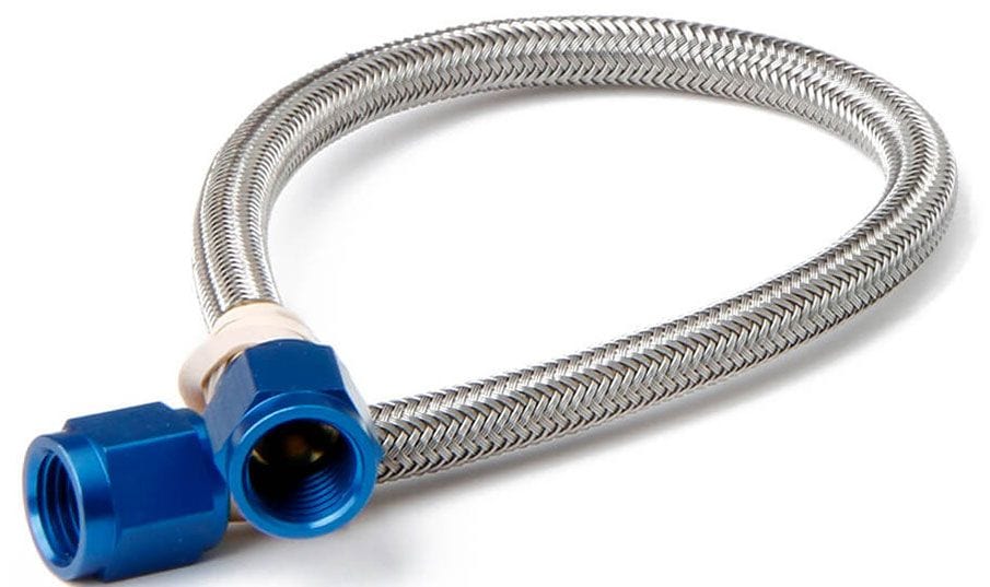 NOS 14ft. Length. With Blue Ends -6AN Stainless Steel Bradided Hose NOS15475 Autofit