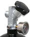 NOS 21" x 7" dia. With Hi-Flo Valve & Gauge Nitrous Bottle 10-lb. (Black) NOS14745B Autofit