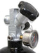 NOS 21" x 7" dia. With Hi-Flo Valve, Gauge & Racer Safety Blow-Off Nitrous Bottle 10-lb. (Black) NOS14745B-TPI Autofit