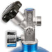 NOS 21" x 7" dia. With Hi-Flo Valve Nitrous Bottle 10-lb. (Electric Blue) NOS14745 Autofit