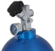 NOS 27.5" x 8" dia. With Hi-Flo Valve Nitrous Bottle 20-lb. (Electric Blue) NOS14760 Autofit