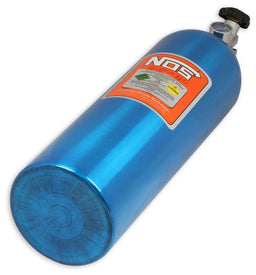 NOS 27" x 7" dia. With Hi-Flo Valve Nitrous Bottle 15-lb. (Electric Blue) NOS14750 Autofit