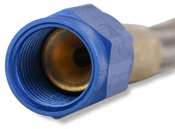NOS 2ft. Length. With Blue Ends -3AN Stainless Steel Bradided Hose NOS15060 Autofit