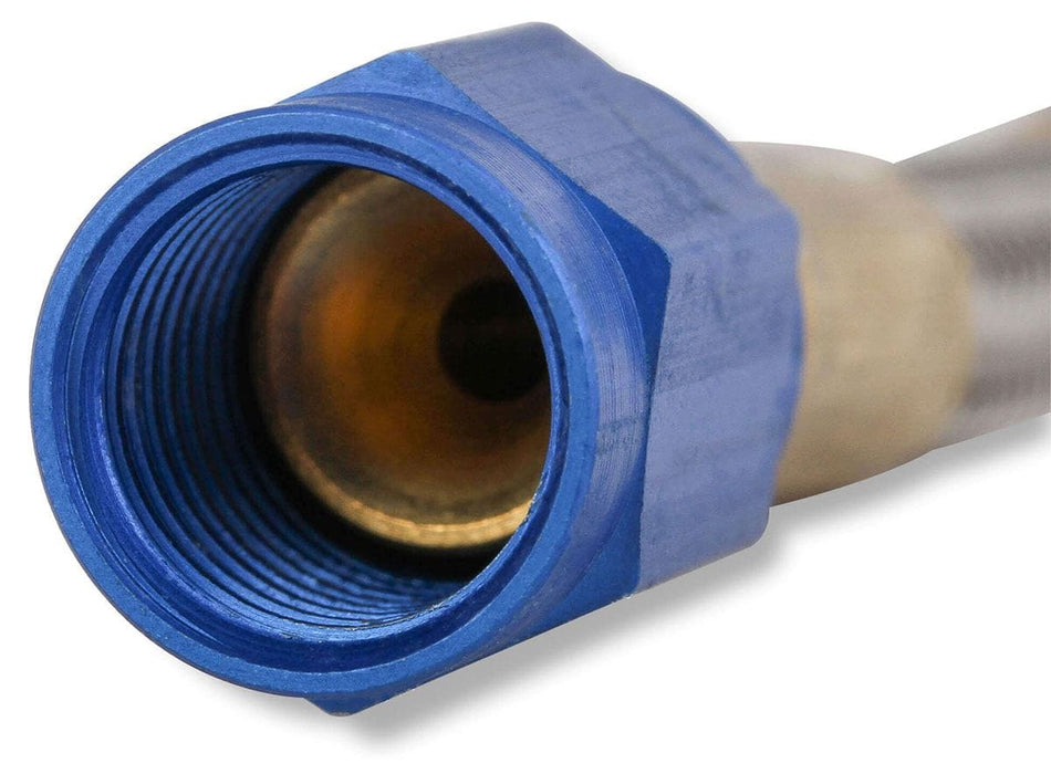 NOS 2ft. Length. With Blue Ends -3AN Stainless Steel Bradided Hose NOS15060 Autofit