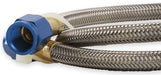 NOS 2ft. Length. With Blue Ends -4AN Stainless Steel Bradided Hose NOS15230 Autofit