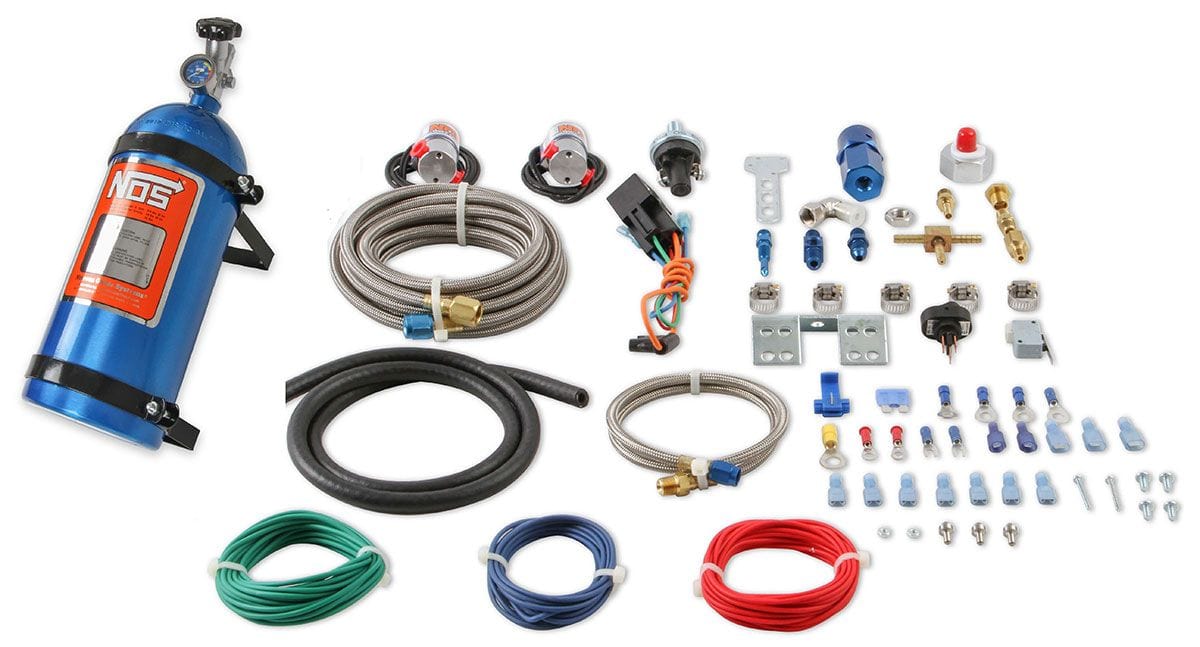 NOS 40-75 Horsepower. Suits any 4 & 6 Cyl. EFI Engine Universal 4 & 6 Cyl. EFI Dry Nitrous Kit NOS05122 Autofit