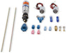 NOS -4AN Line, Blue LED Nitrous Ntimidator LED Nitrous Dual Purge Kit NOS16037 Autofit