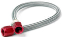 NOS -4AN Stainless Steel Length. With Red Ends NOS15221 Autofit