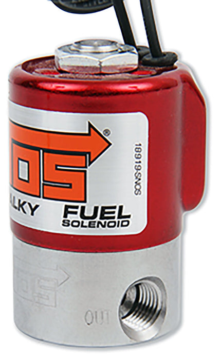NOS 600 Horsepower. 1/4" NPT Inlet, 1/4" NPT Outlet Alky Fuel Solenoid NOS18060 Autofit