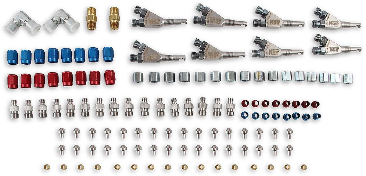 NOS With Stainless Soft Plume Nozzles (No Bottle) Pro Race Fogger "Professional" Nitrous System NOS04466 Autofit