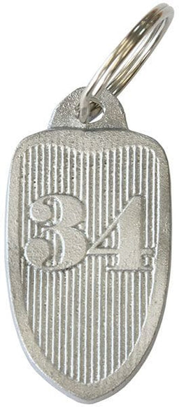 O'Brien Truckers 34 Ford Grille Shaped Sand Cast Aluminium Keychain OTKC34 Autofit