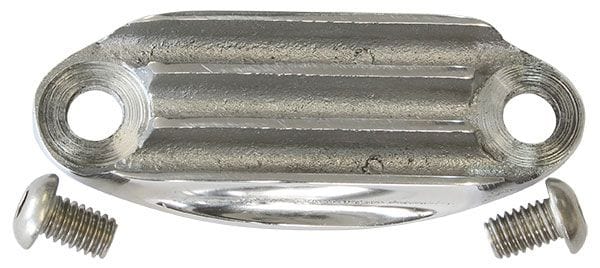 OBRIEN Suit Ford 302-351 Cleveland Polished Finned Aluminium Fuel Pump Block Off OTBOFC Autofit