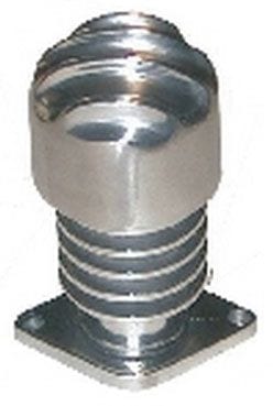 OBRIEN Suit Ford Flathead Polished Finned Aluminium Fuel Pump Stand & Breather OTEFPSRA Autofit